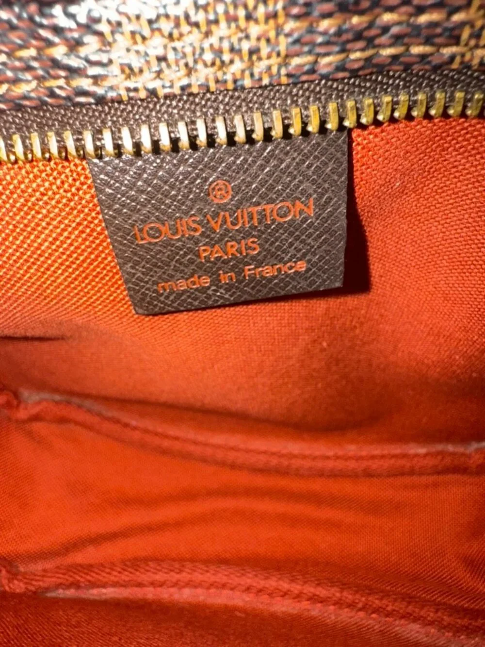 Louis Vuitton Damier Ebene Trousse Makeup Pouch / Pochette